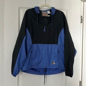 🧥 Vintage Ocean Equipment Hooded Windbreaker